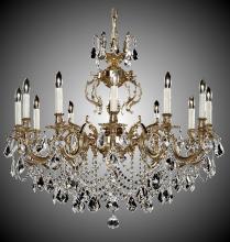  CH9579-A-12G-ST - 12 Light Rosetta Chandelier